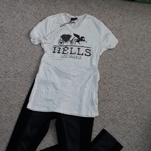 Soft Tee Top in white***New - Picture 3 of 3